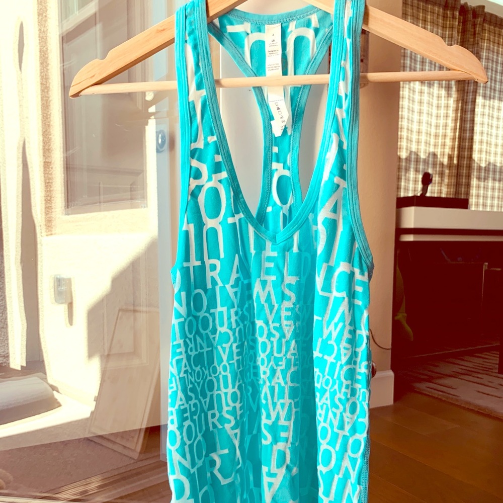 Lululemon blue tank